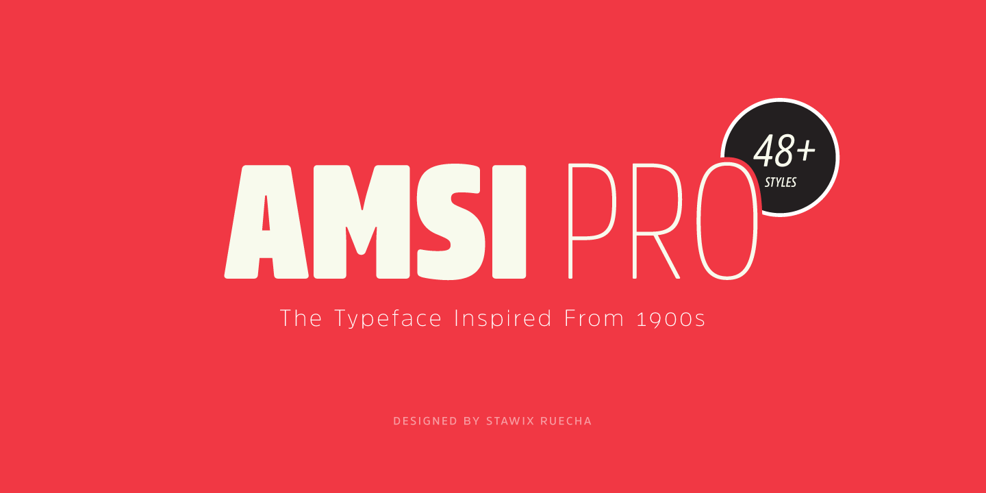 Schriftart Amsi Pro